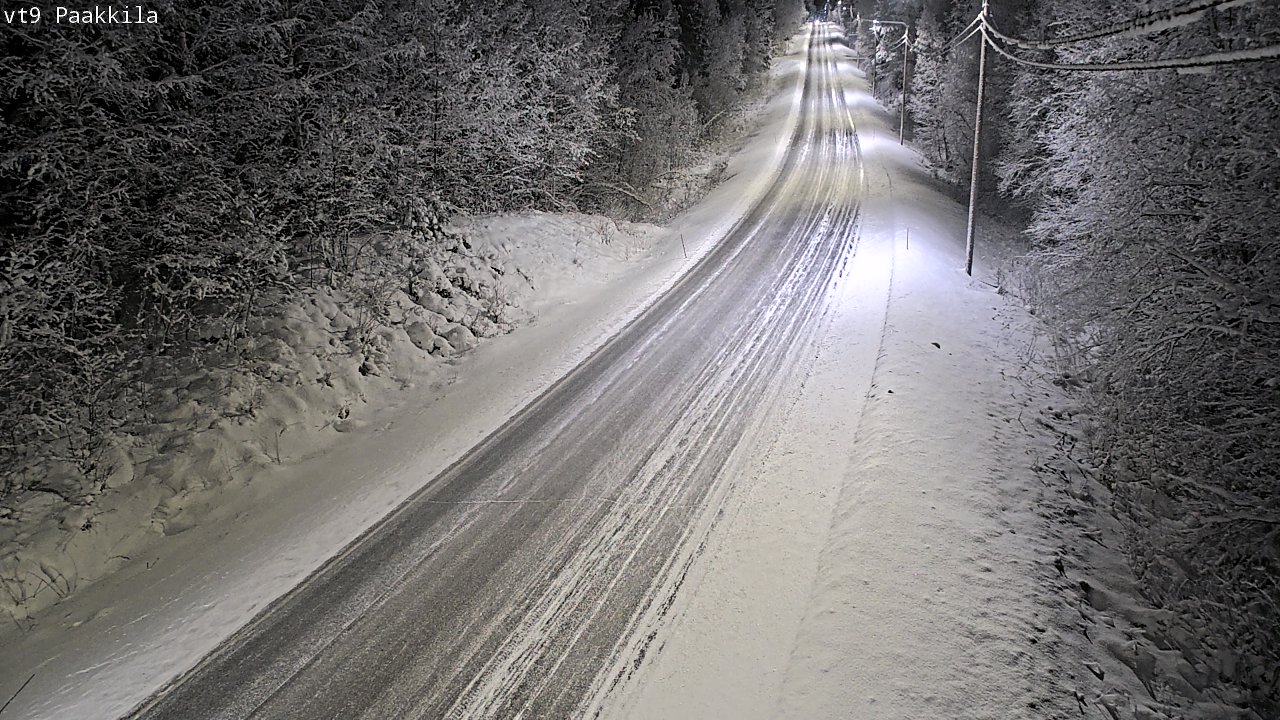 Kelikamerat Kuva Tie 9 Tuusniemi, Paakkila, Tuusniemi, Pohjois-Savo