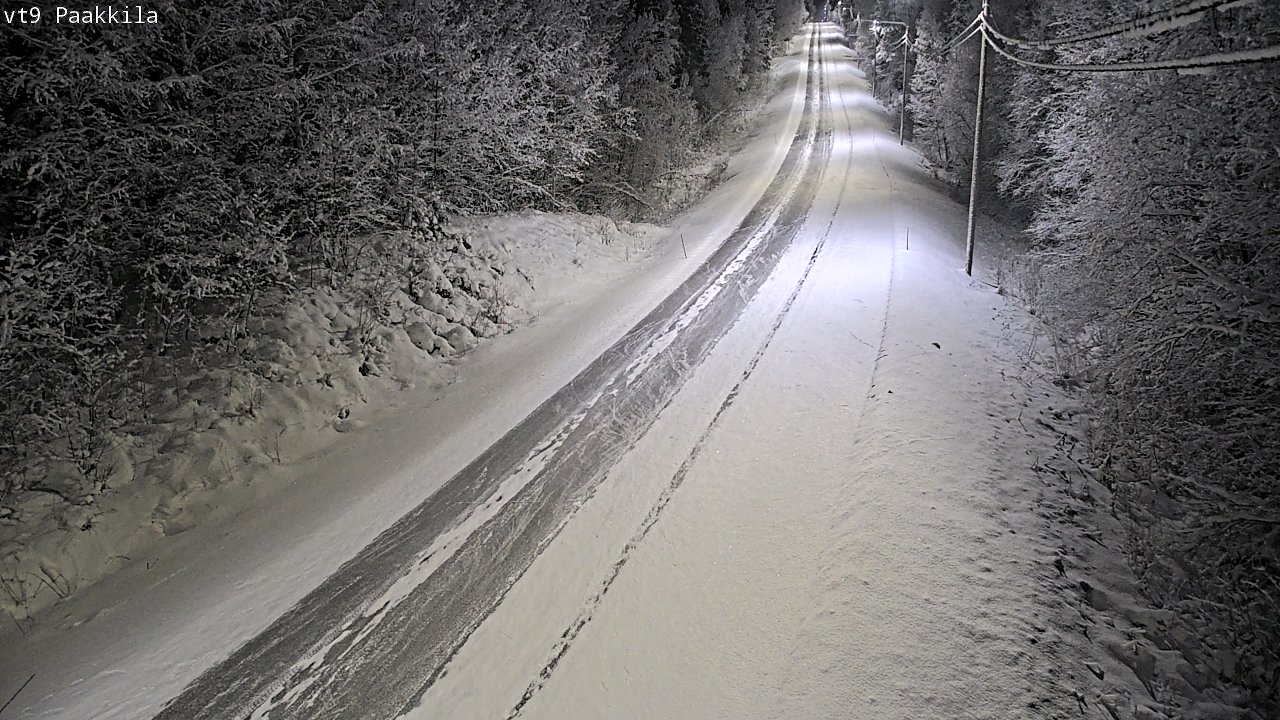 Kelikamerat Kuva Tie 9 Tuusniemi, Paakkila, Tuusniemi, Pohjois-Savo