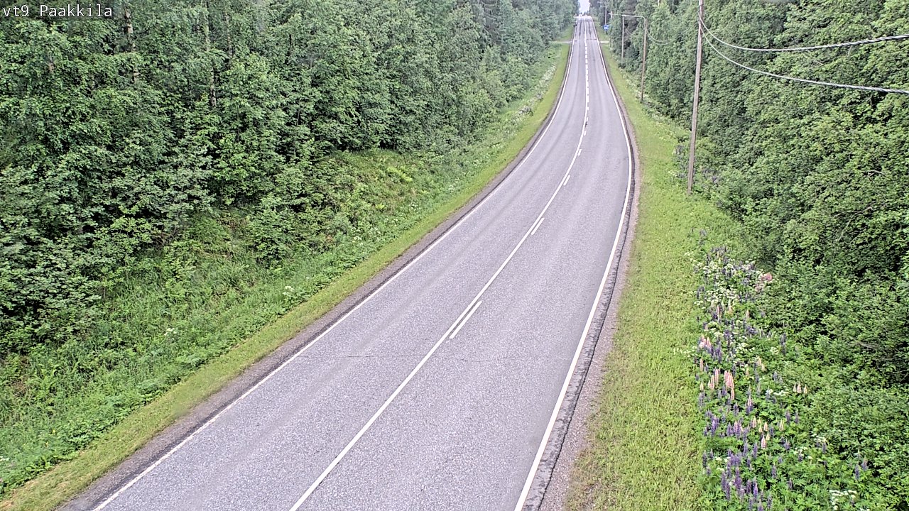 Weather Camera Image Väg 9 Tuusniemi, Paakkila, Tuusniemi, Pohjois-Savo