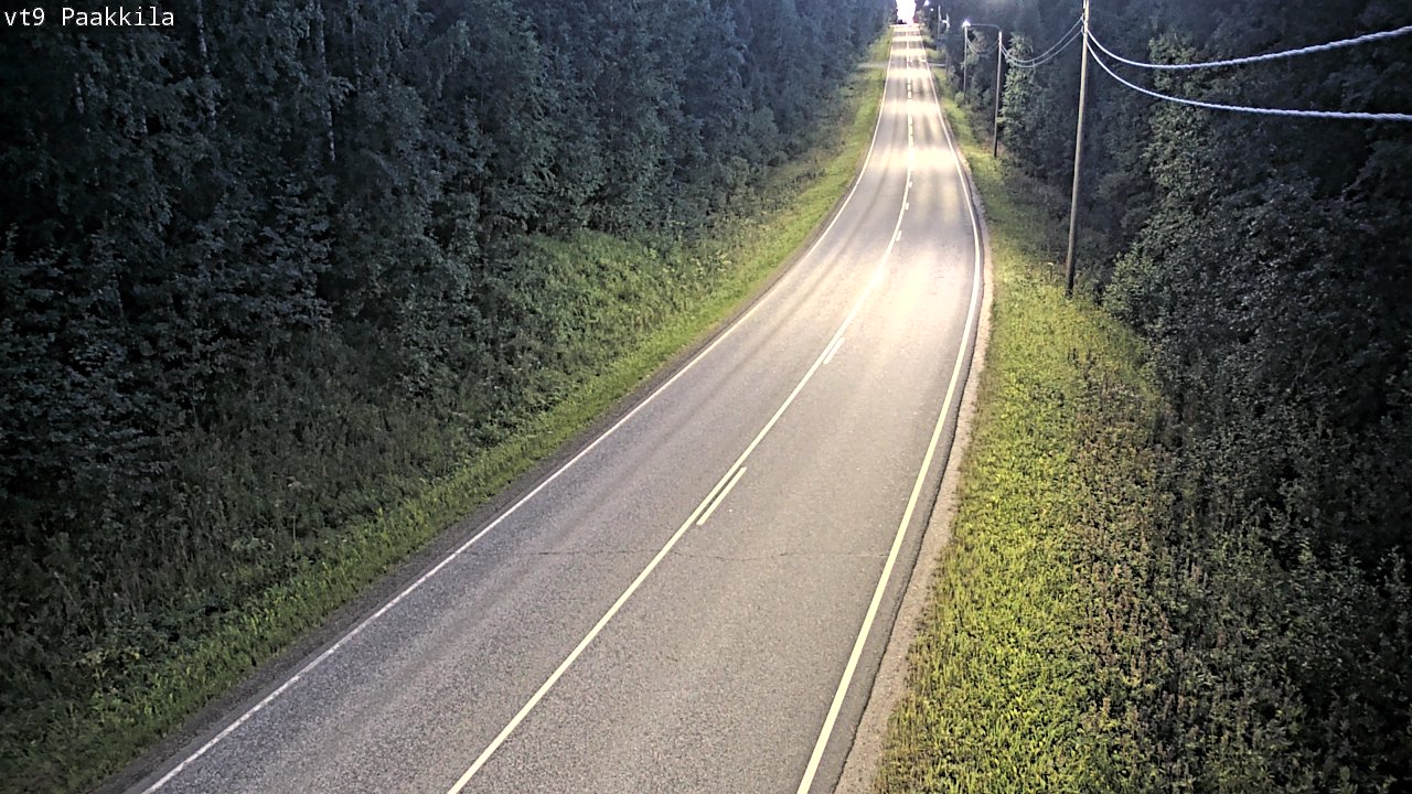 Weather Camera Image Väg 9 Tuusniemi, Paakkila, Tuusniemi, Pohjois-Savo