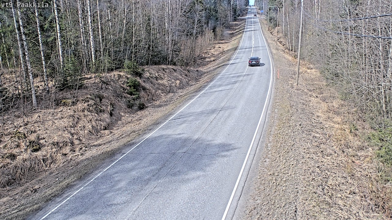 Weather Camera Image Väg 9 Tuusniemi, Paakkila, Tuusniemi, Pohjois-Savo