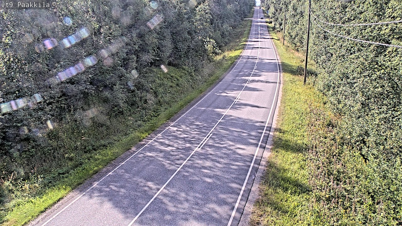 Weather Camera Image Väg 9 Tuusniemi, Paakkila, Tuusniemi, Pohjois-Savo