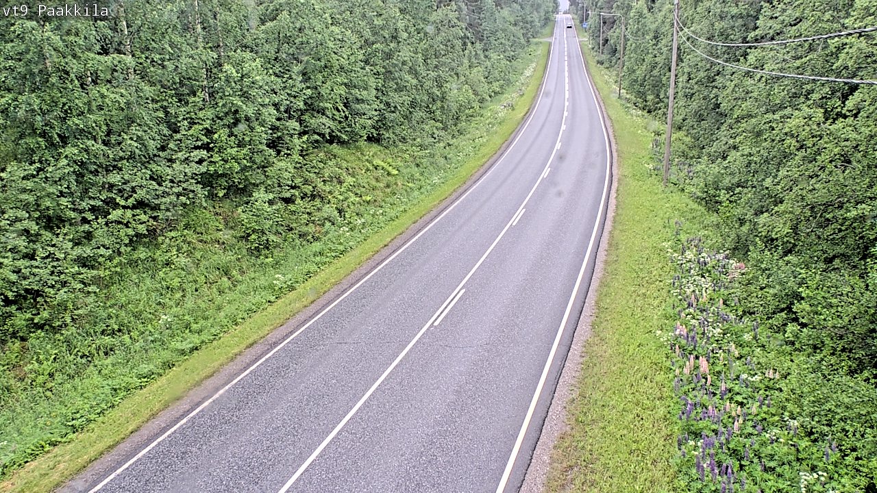 Weather Camera Image Väg 9 Tuusniemi, Paakkila, Tuusniemi, Pohjois-Savo