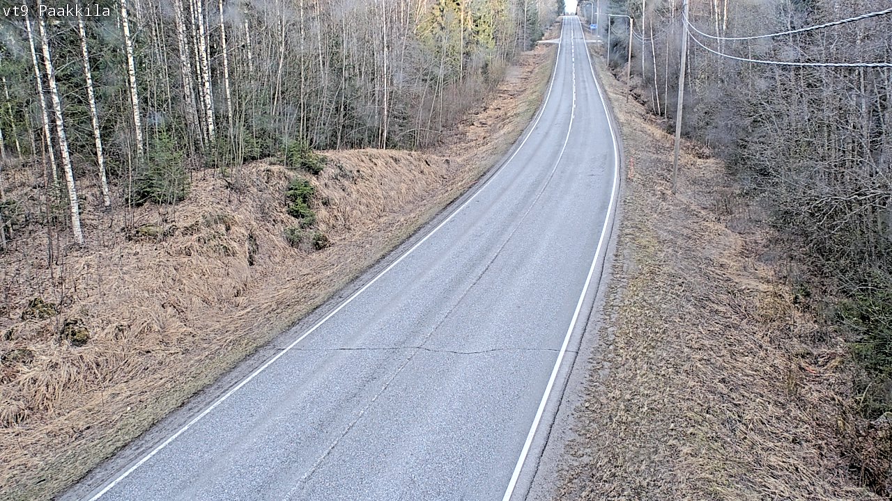 Weather Camera Image Road 9 Tuusniemi, Paakkila, Tuusniemi, Pohjois-Savo