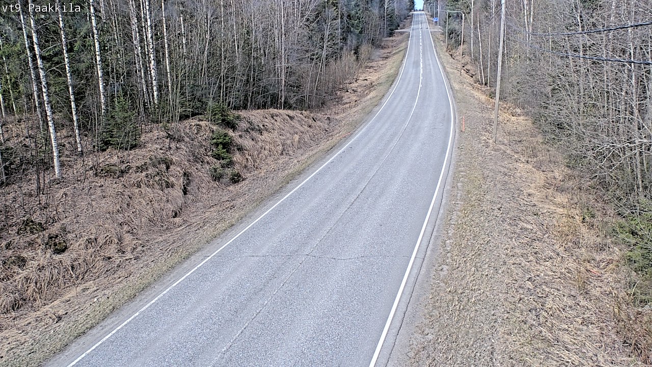 Weather Camera Image Road 9 Tuusniemi, Paakkila, Tuusniemi, Pohjois-Savo