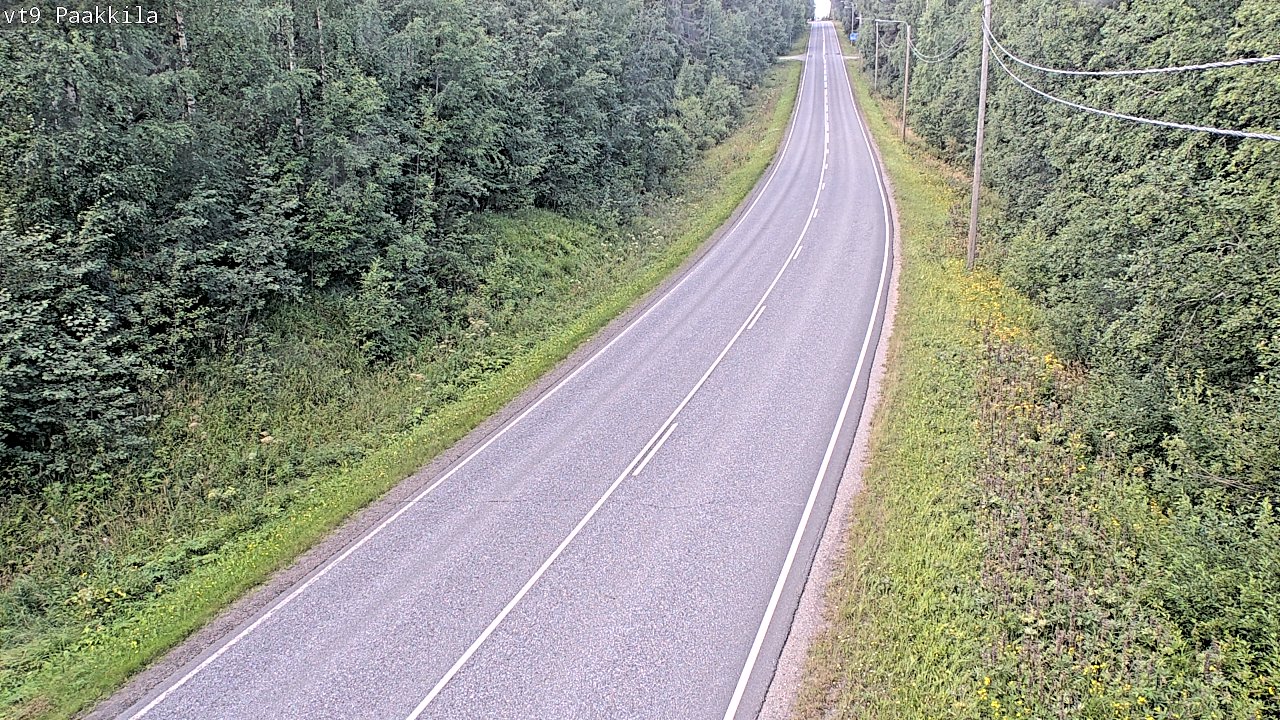 Weather Camera Image Väg 9 Tuusniemi, Paakkila, Tuusniemi, Pohjois-Savo