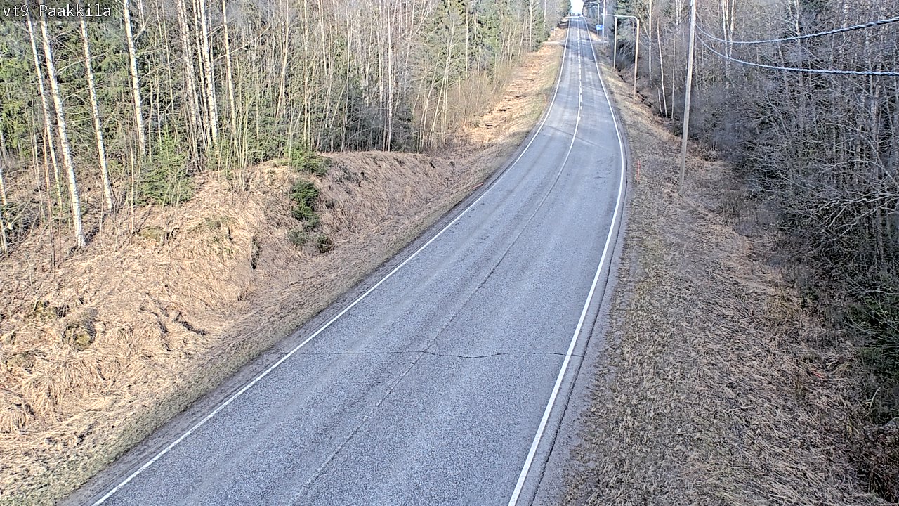 Weather Camera Image Road 9 Tuusniemi, Paakkila, Tuusniemi, Pohjois-Savo