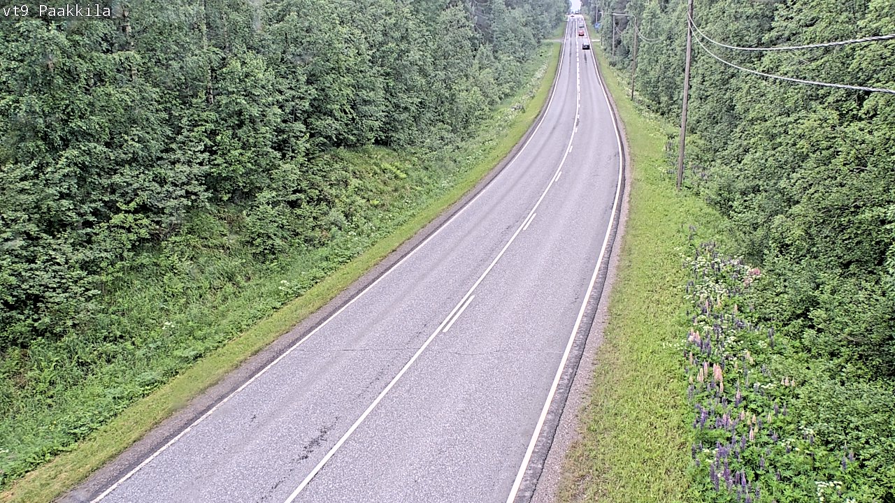 Weather Camera Image Väg 9 Tuusniemi, Paakkila, Tuusniemi, Pohjois-Savo