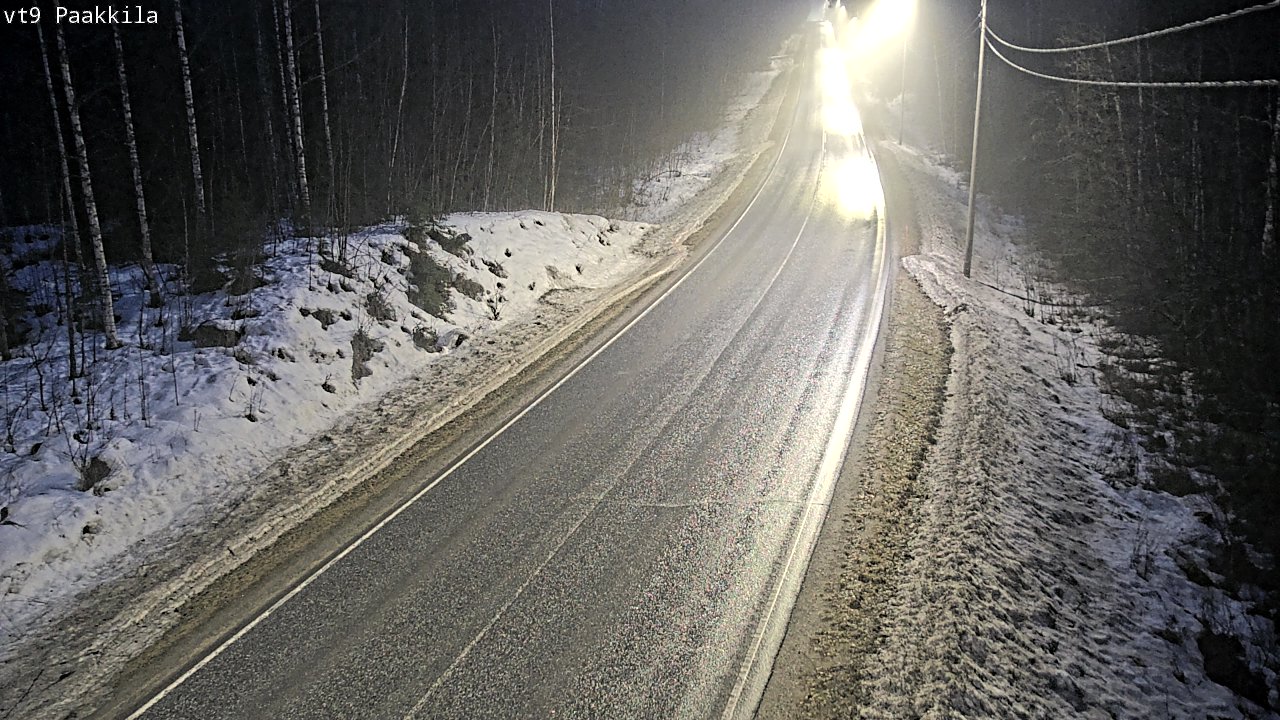 Weather Camera Image Väg 9 Tuusniemi, Paakkila, Tuusniemi, Pohjois-Savo