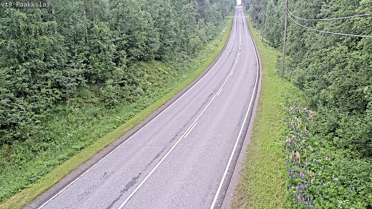 Weather Camera Image Väg 9 Tuusniemi, Paakkila, Tuusniemi, Pohjois-Savo