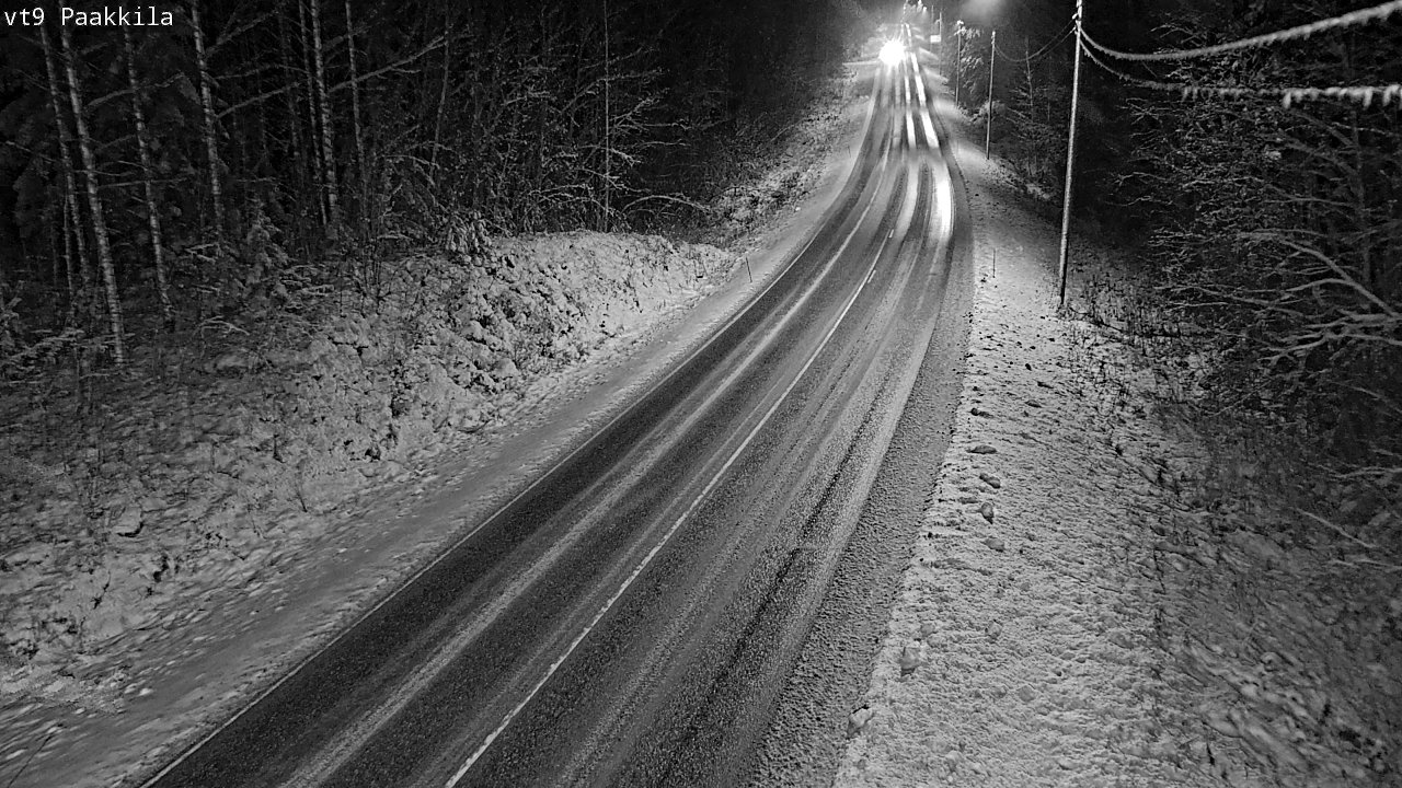 Weather Camera Image Väg 9 Tuusniemi, Paakkila, Tuusniemi, Pohjois-Savo