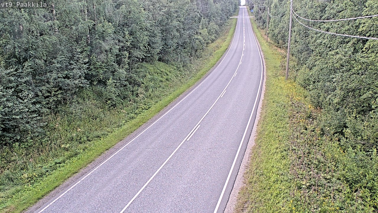 Weather Camera Image Väg 9 Tuusniemi, Paakkila, Tuusniemi, Pohjois-Savo