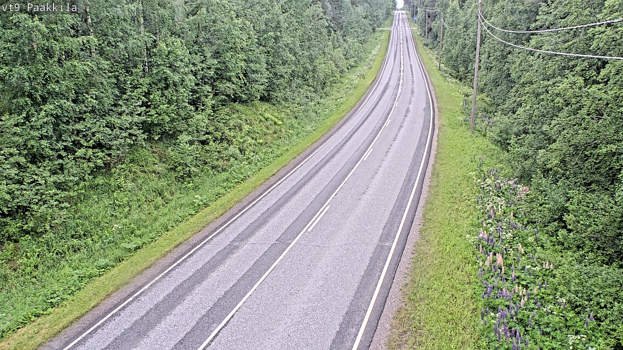 Weather Camera Image Väg 9 Tuusniemi, Paakkila, Tuusniemi, Pohjois-Savo