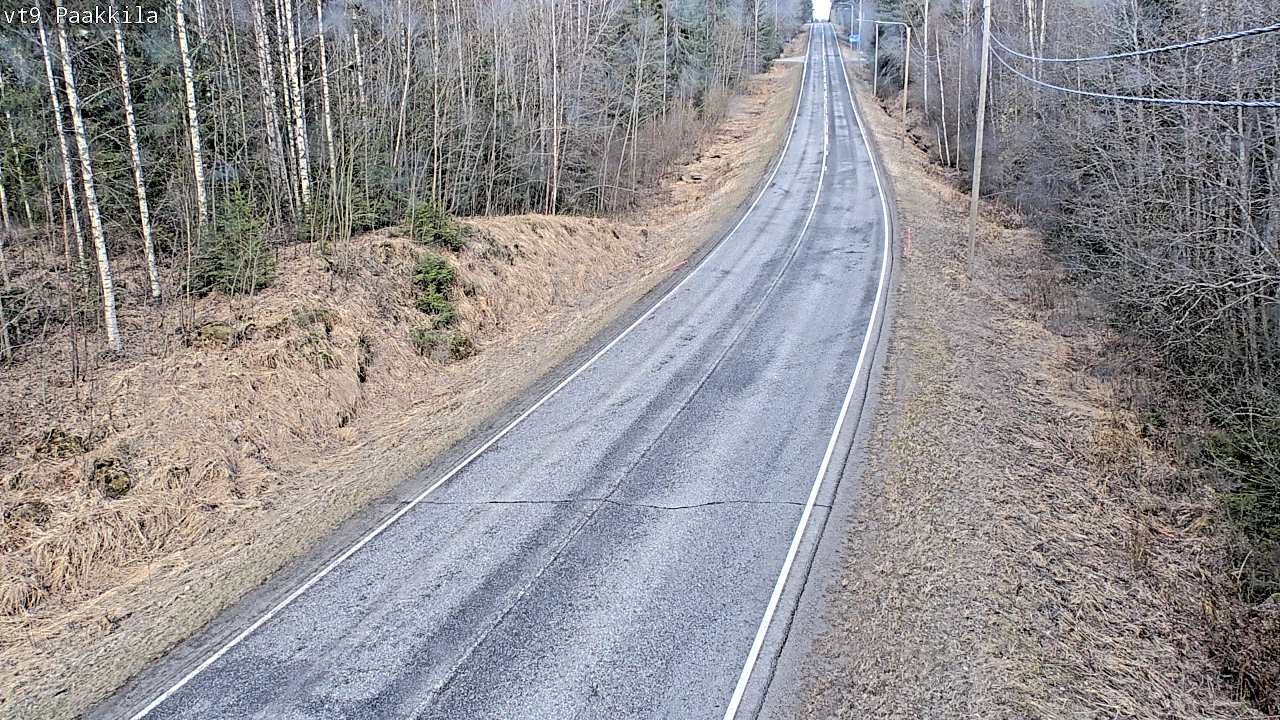 Weather Camera Image Väg 9 Tuusniemi, Paakkila, Tuusniemi, Pohjois-Savo