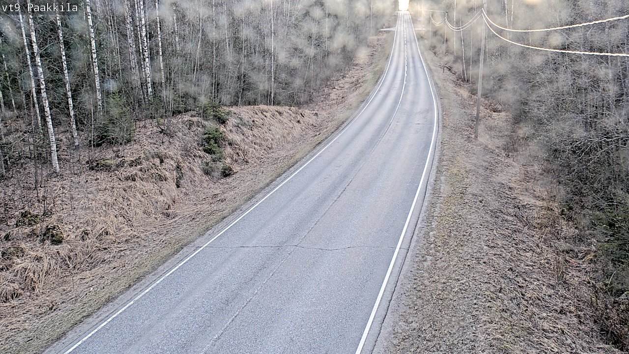 Weather Camera Image Väg 9 Tuusniemi, Paakkila, Tuusniemi, Pohjois-Savo