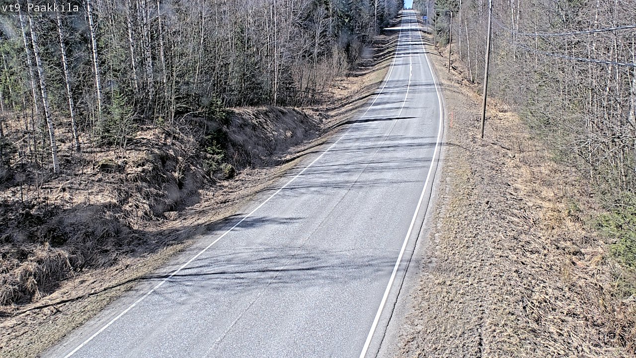 Weather Camera Image Väg 9 Tuusniemi, Paakkila, Tuusniemi, Pohjois-Savo