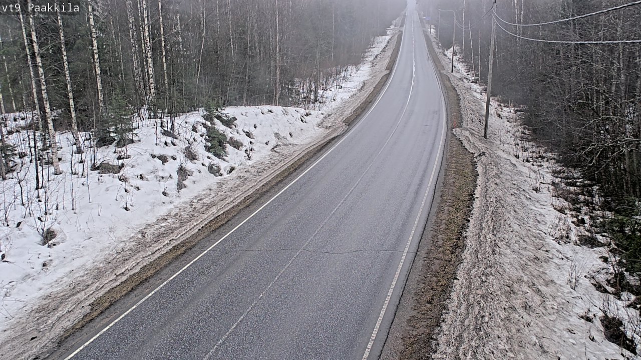Weather Camera Image Väg 9 Tuusniemi, Paakkila, Tuusniemi, Pohjois-Savo
