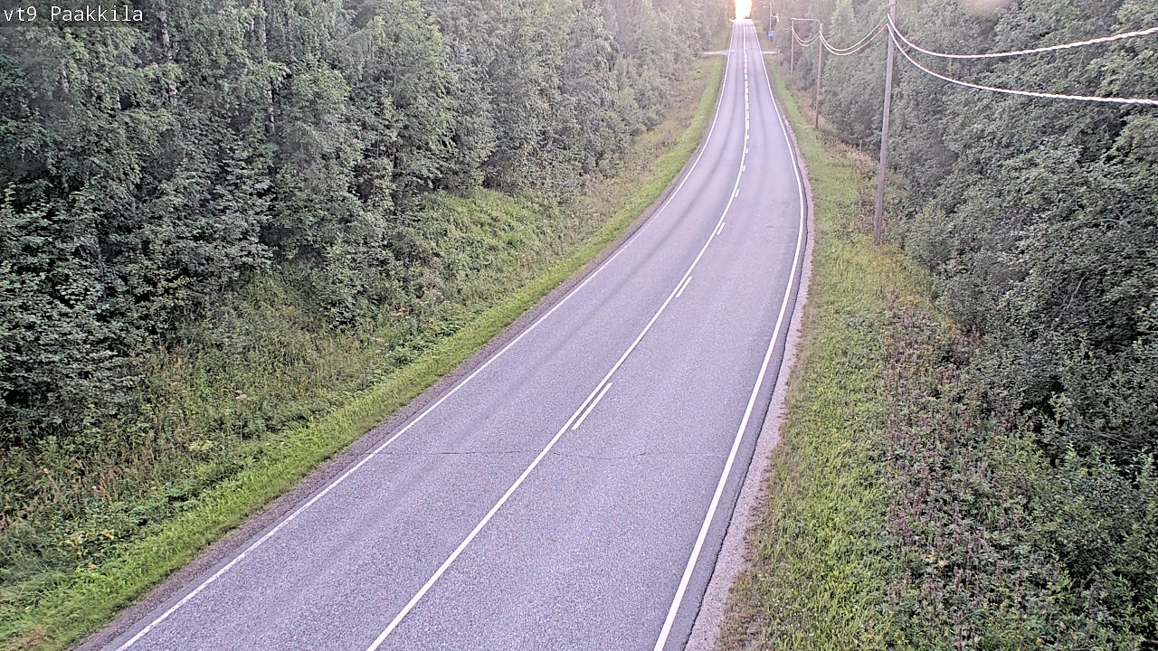 Weather Camera Image Väg 9 Tuusniemi, Paakkila, Tuusniemi, Pohjois-Savo
