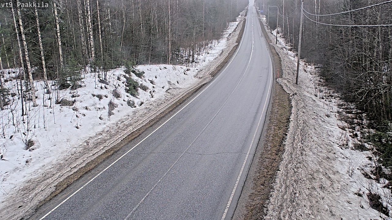 Weather Camera Image Väg 9 Tuusniemi, Paakkila, Tuusniemi, Pohjois-Savo