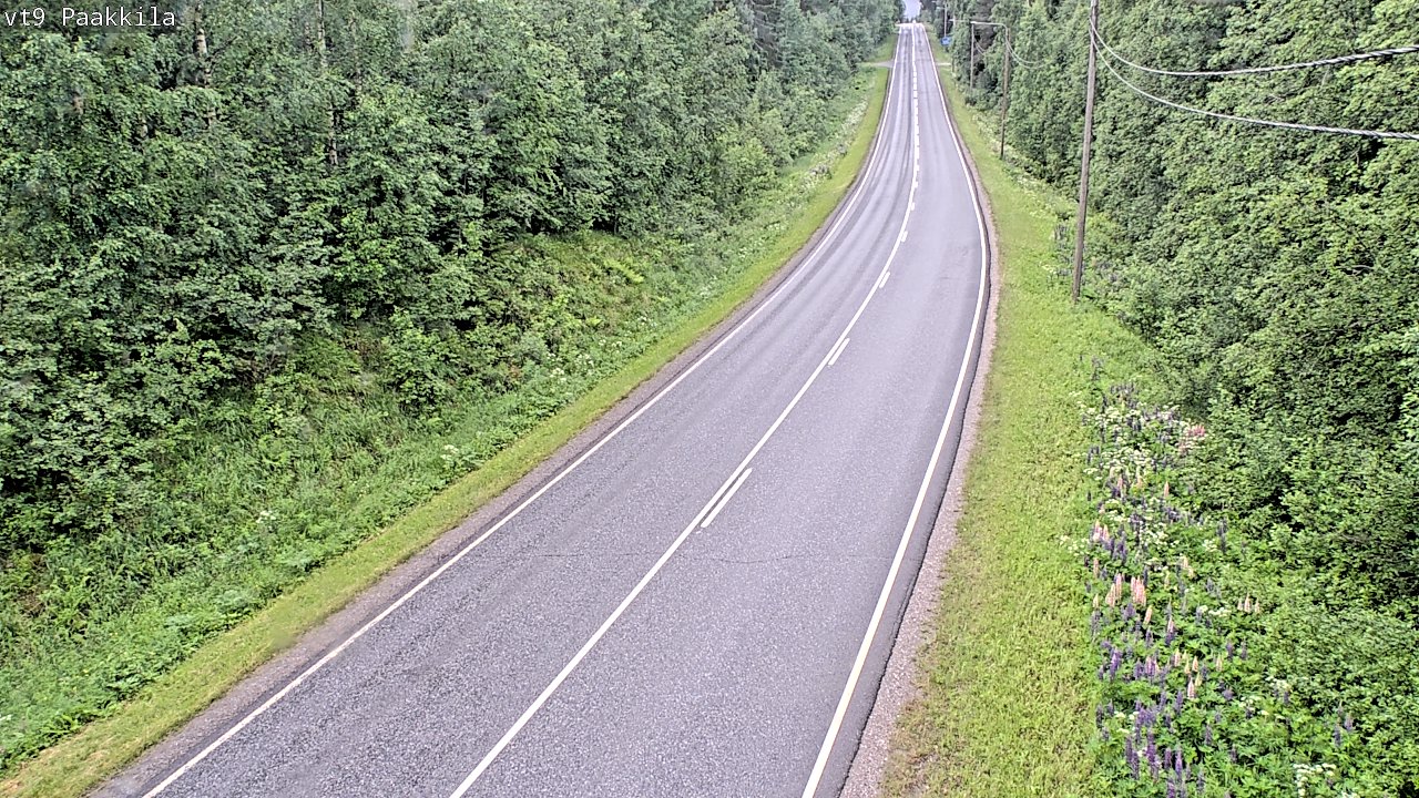 Weather Camera Image Väg 9 Tuusniemi, Paakkila, Tuusniemi, Pohjois-Savo