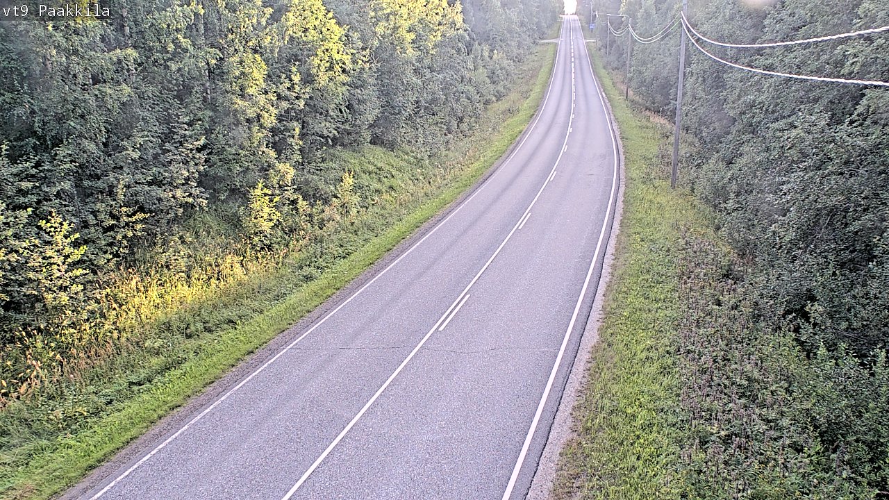 Weather Camera Image Väg 9 Tuusniemi, Paakkila, Tuusniemi, Pohjois-Savo
