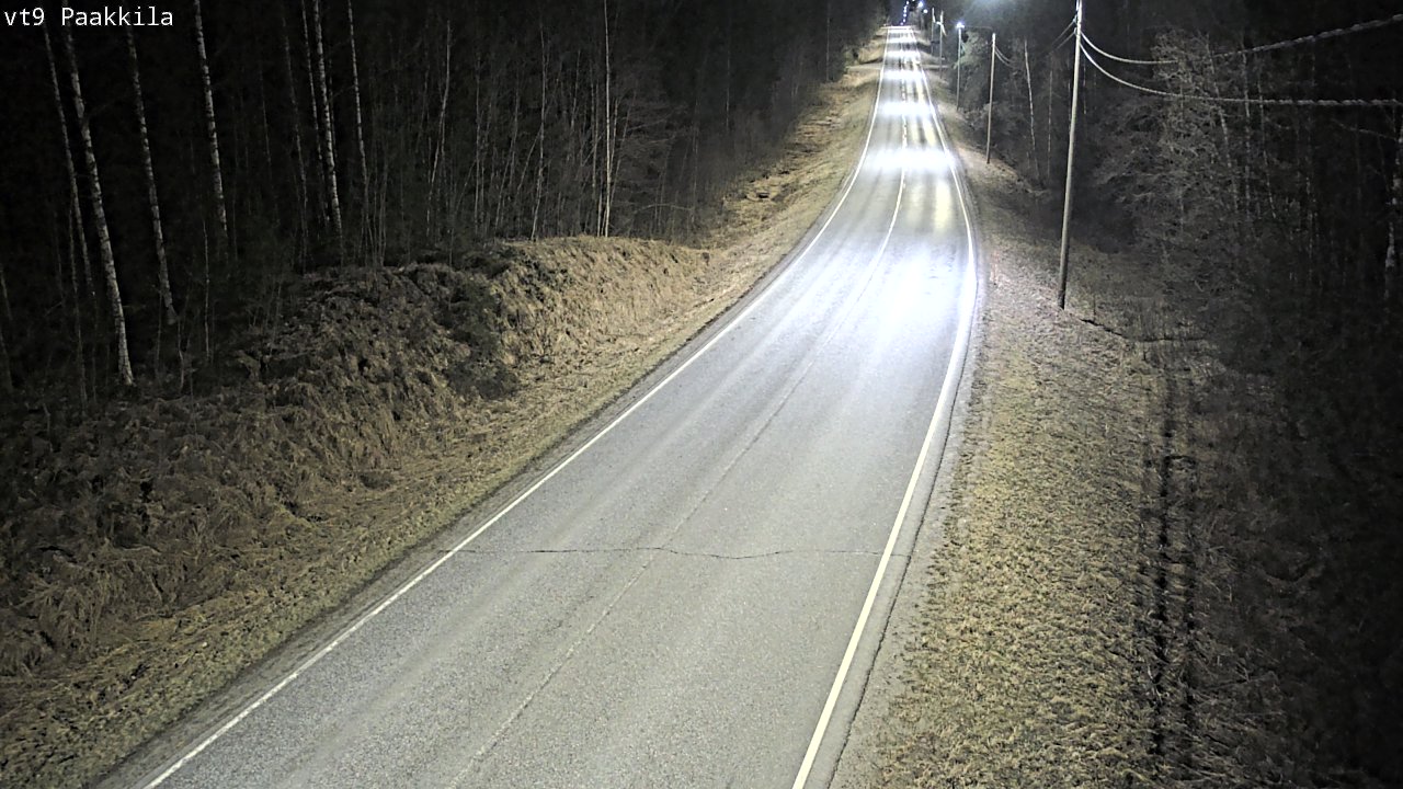Weather Camera Image Väg 9 Tuusniemi, Paakkila, Tuusniemi, Pohjois-Savo