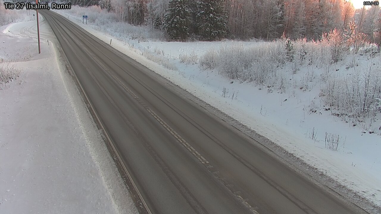 Weather Camera Image Road 27 Iisalmi, Runni, Iisalmi, Pohjois-Savo