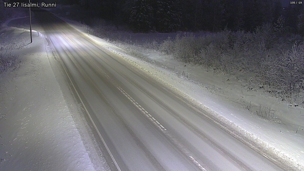 Weather Camera Image Väg 27 Idensalmi, Runni, Iisalmi, Pohjois-Savo
