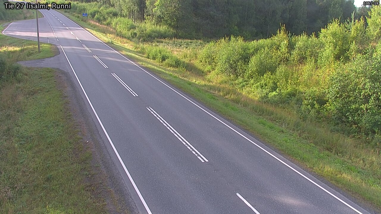 Weather Camera Image Road 27 Iisalmi, Runni, Iisalmi, Pohjois-Savo