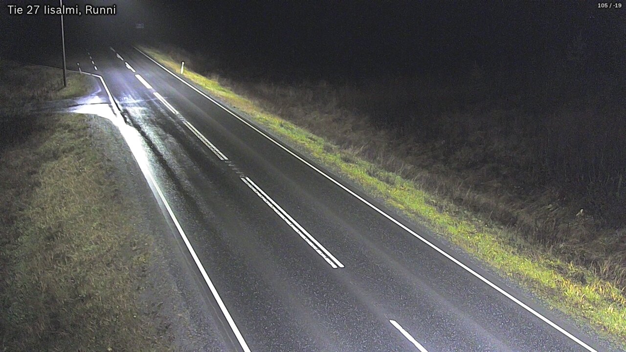 Weather Camera Image Road 27 Iisalmi, Runni, Iisalmi, Pohjois-Savo