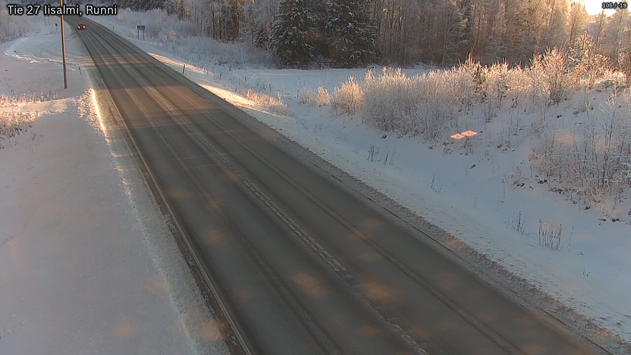 Weather Camera Image Road 27 Iisalmi, Runni, Iisalmi, Pohjois-Savo