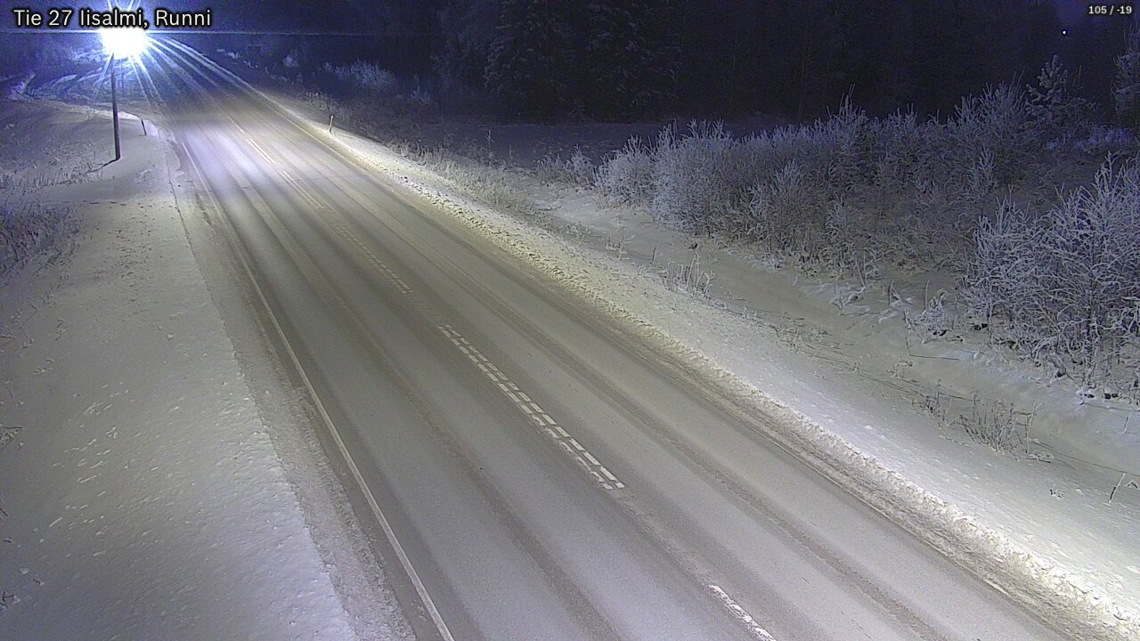 Weather Camera Image Väg 27 Idensalmi, Runni, Iisalmi, Pohjois-Savo