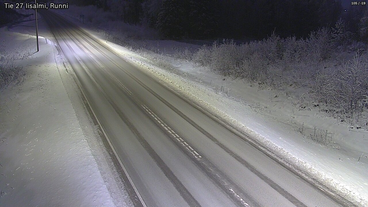 Weather Camera Image Road 27 Iisalmi, Runni, Iisalmi, Pohjois-Savo