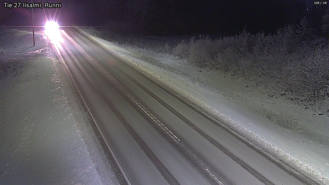 Weather Camera Image Road 27 Iisalmi, Runni, Iisalmi, Pohjois-Savo