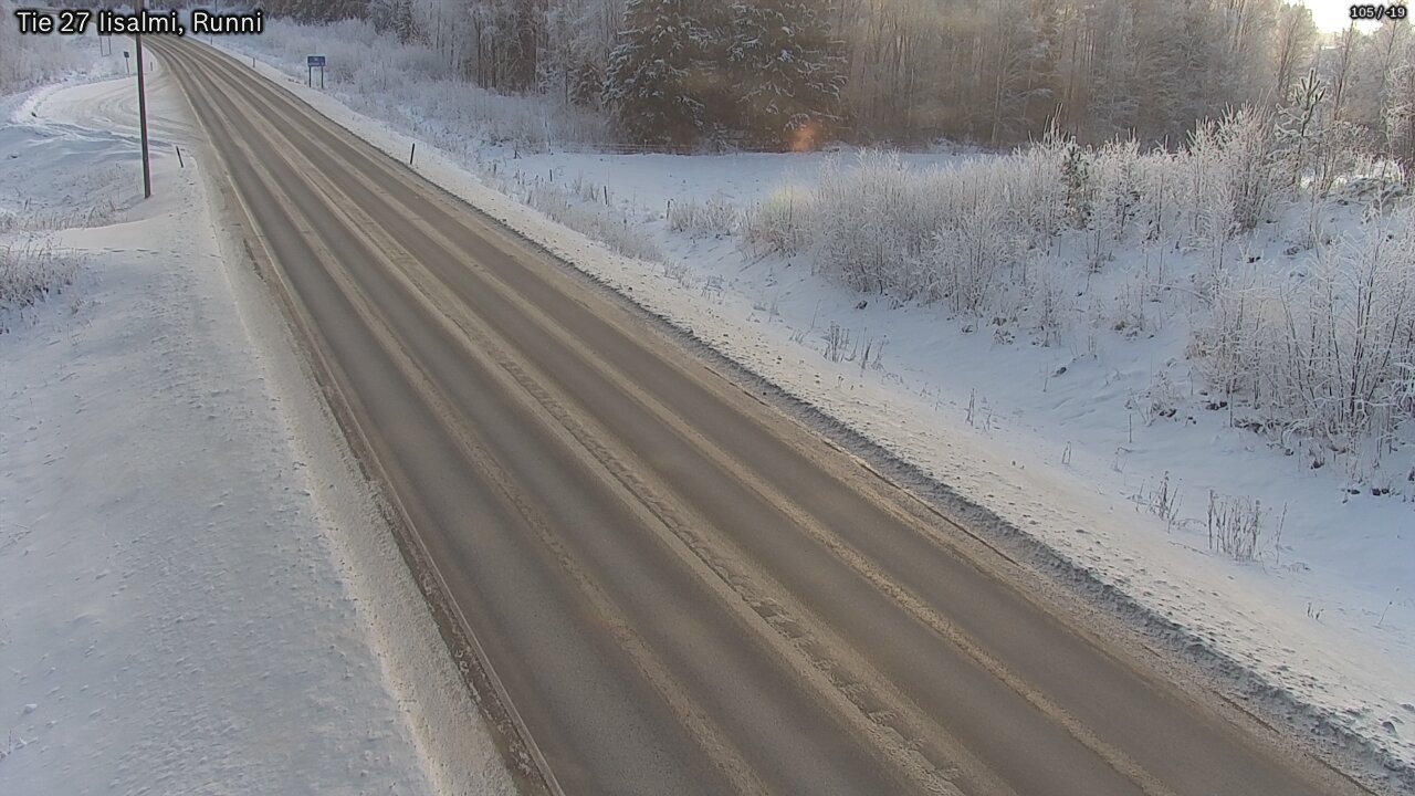 Weather Camera Image Road 27 Iisalmi, Runni, Iisalmi, Pohjois-Savo