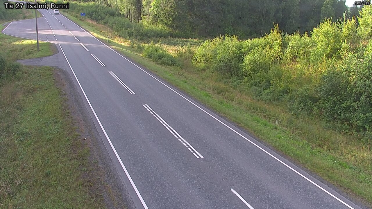 Weather Camera Image Road 27 Iisalmi, Runni, Iisalmi, Pohjois-Savo