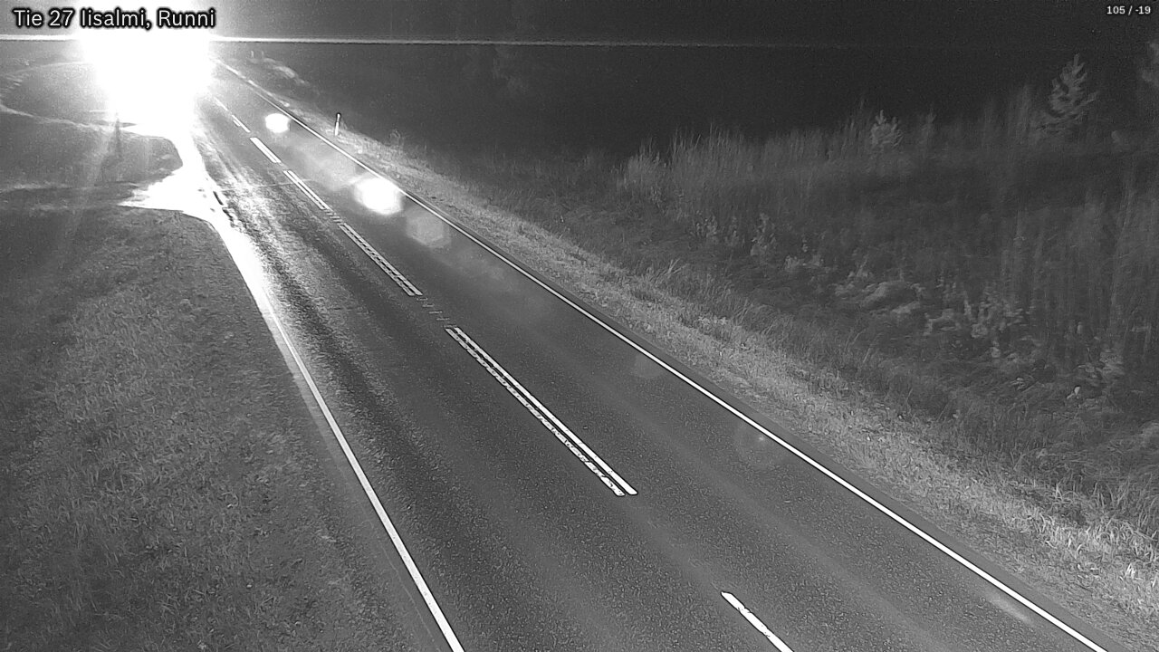 Weather Camera Image Road 27 Iisalmi, Runni, Iisalmi, Pohjois-Savo
