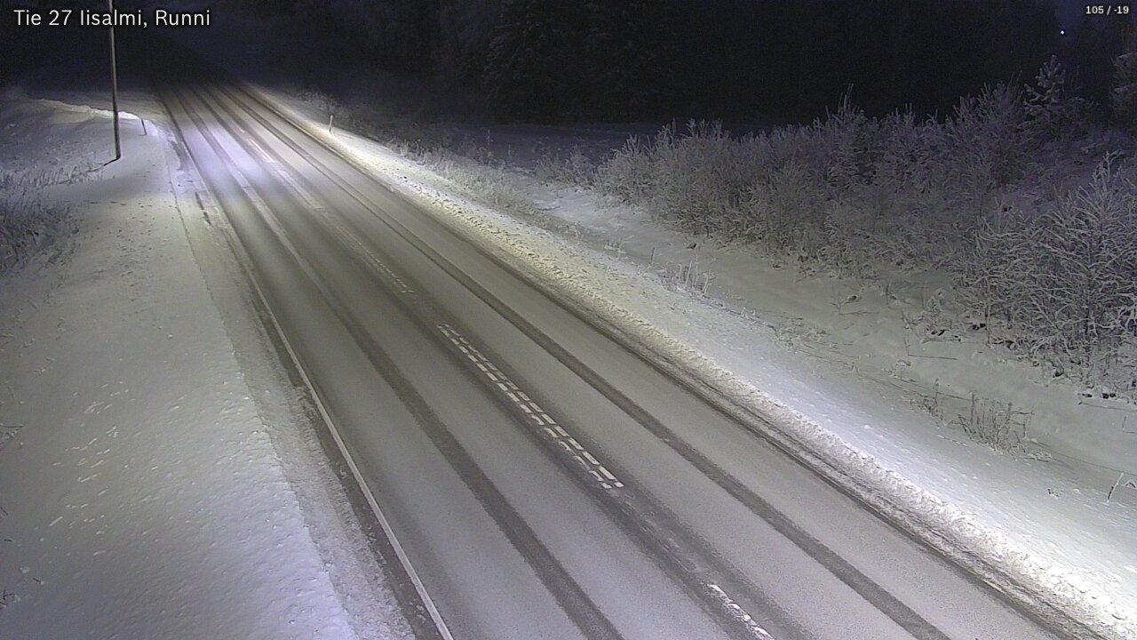 Weather Camera Image Road 27 Iisalmi, Runni, Iisalmi, Pohjois-Savo