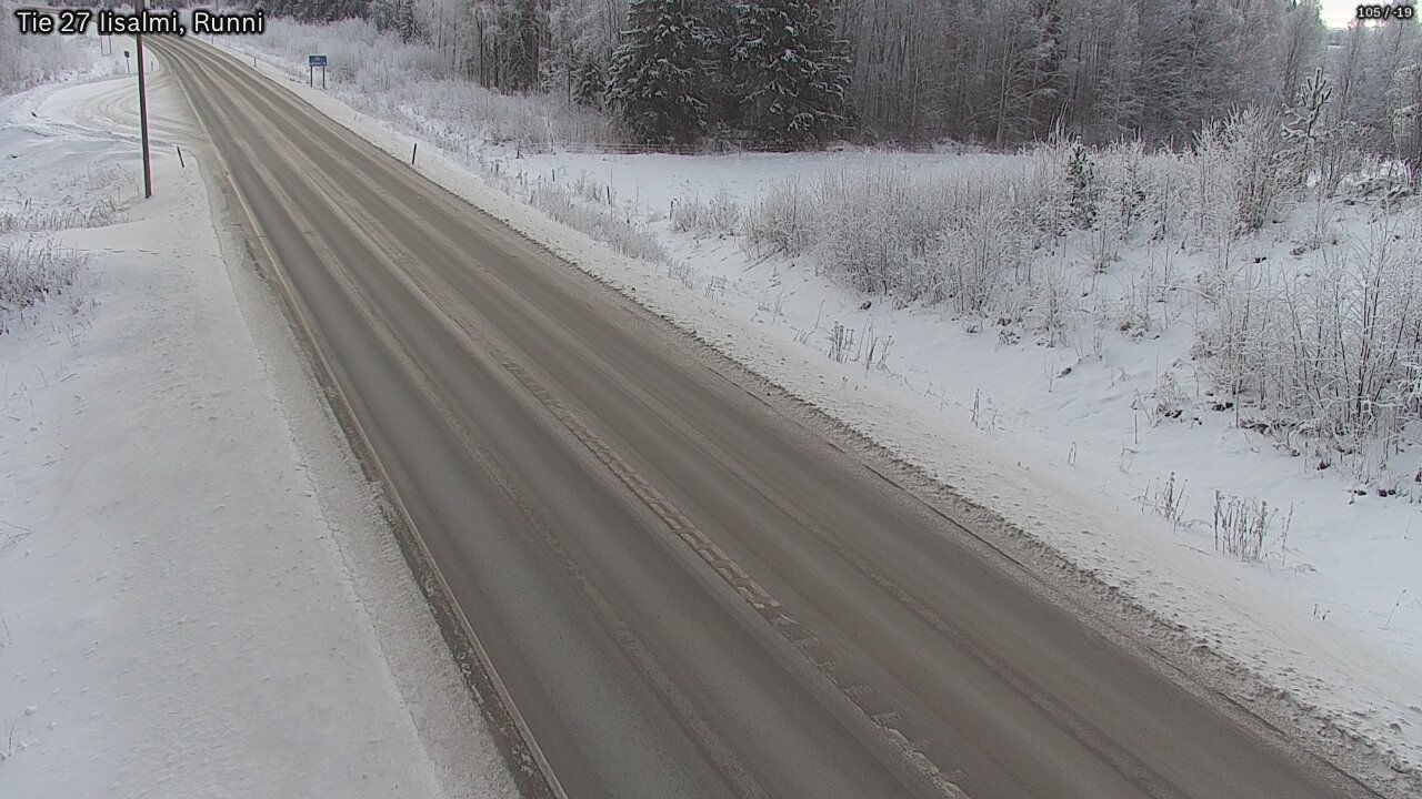 Weather Camera Image Road 27 Iisalmi, Runni, Iisalmi, Pohjois-Savo