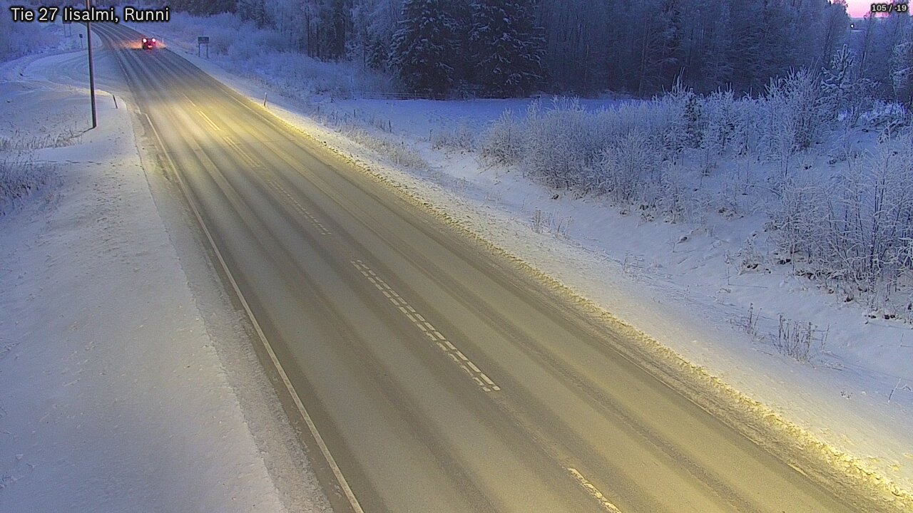 Weather Camera Image Väg 27 Idensalmi, Runni, Iisalmi, Pohjois-Savo