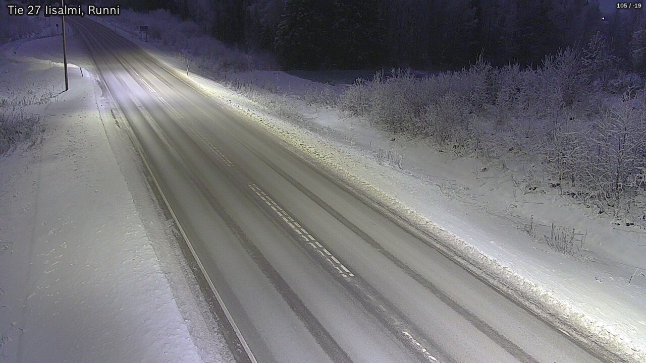 Weather Camera Image Road 27 Iisalmi, Runni, Iisalmi, Pohjois-Savo