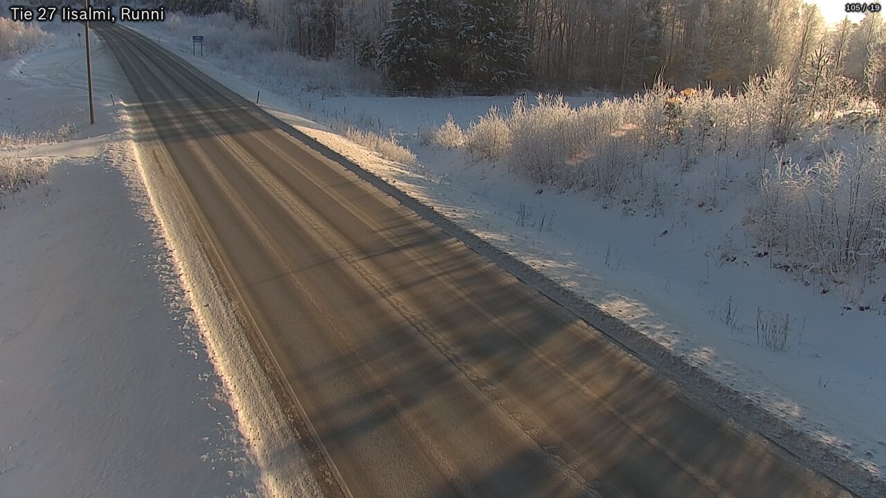 Weather Camera Image Road 27 Iisalmi, Runni, Iisalmi, Pohjois-Savo