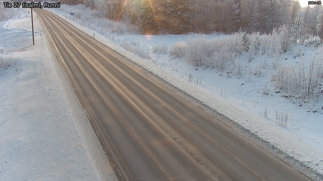 Weather Camera Image Road 27 Iisalmi, Runni, Iisalmi, Pohjois-Savo