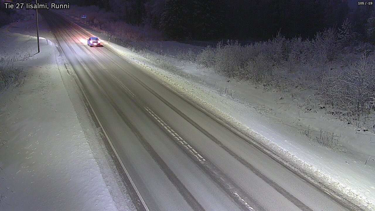 Weather Camera Image Road 27 Iisalmi, Runni, Iisalmi, Pohjois-Savo