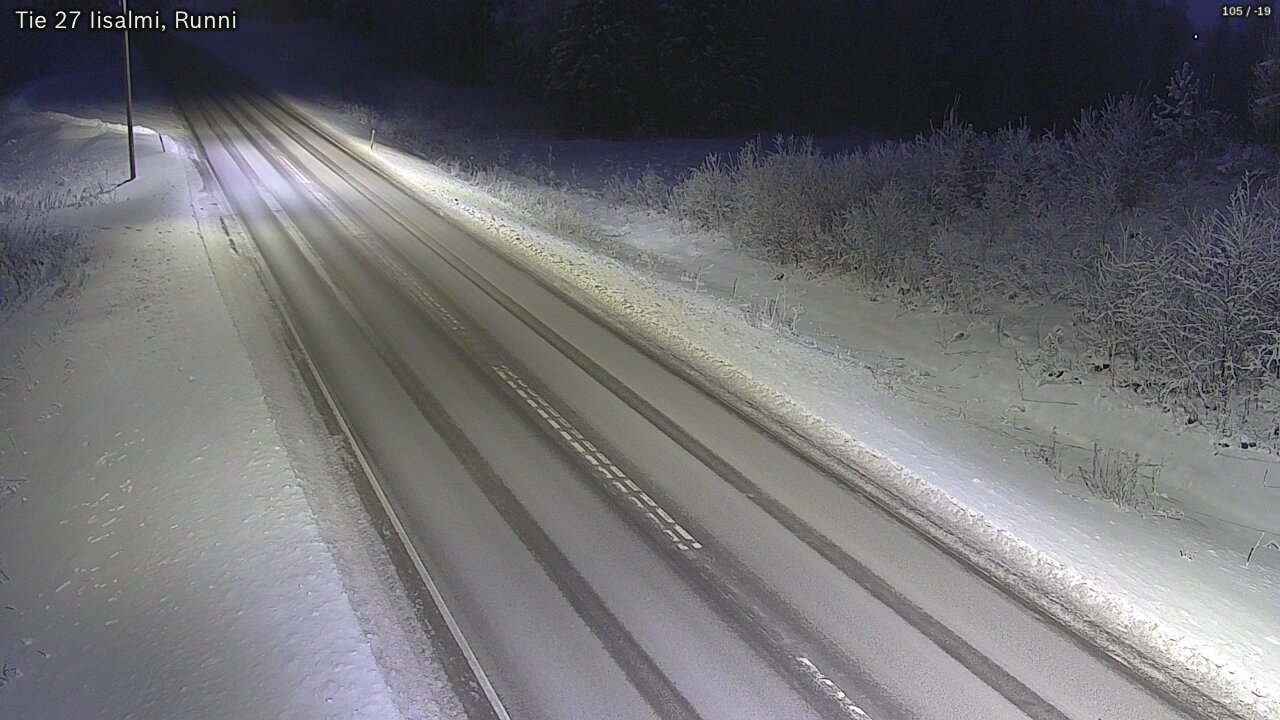 Weather Camera Image Road 27 Iisalmi, Runni, Iisalmi, Pohjois-Savo