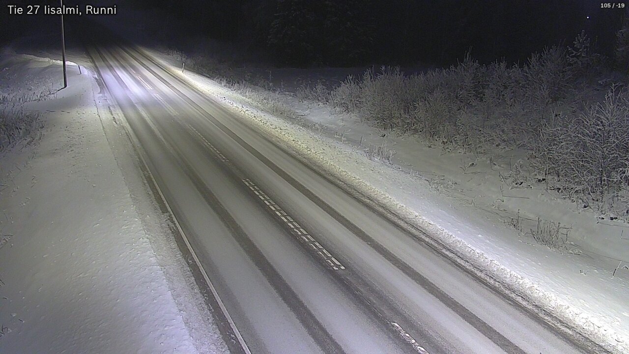 Weather Camera Image Road 27 Iisalmi, Runni, Iisalmi, Pohjois-Savo