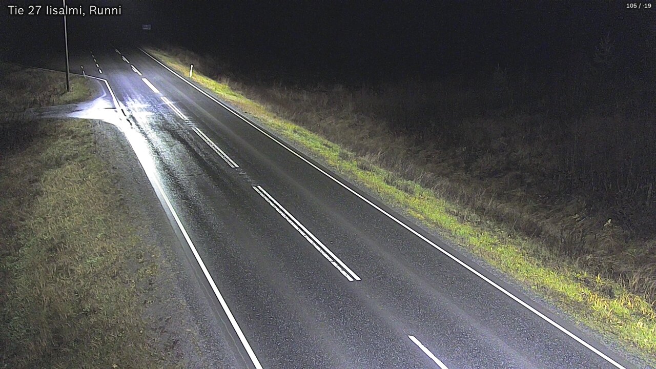 Weather Camera Image Road 27 Iisalmi, Runni, Iisalmi, Pohjois-Savo