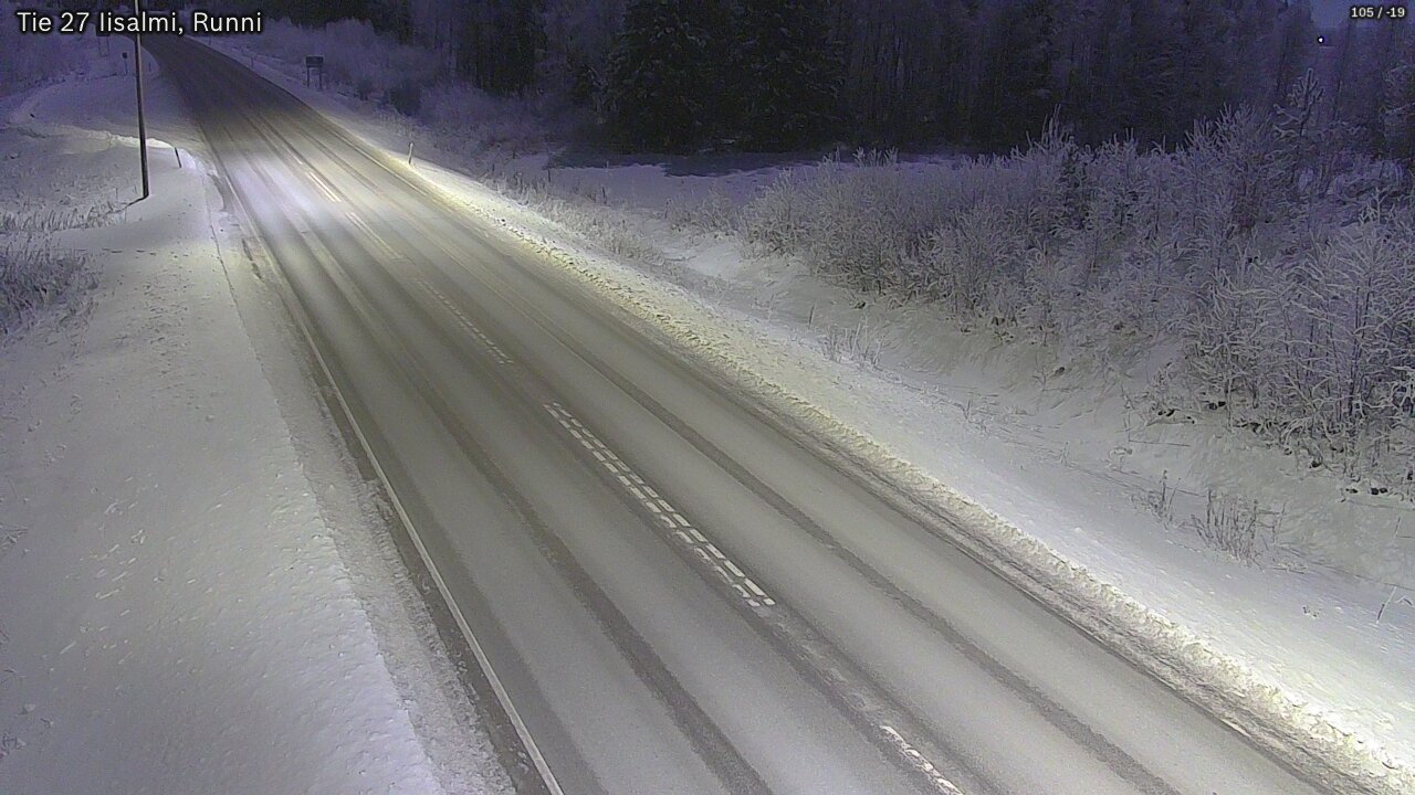 Weather Camera Image Road 27 Iisalmi, Runni, Iisalmi, Pohjois-Savo