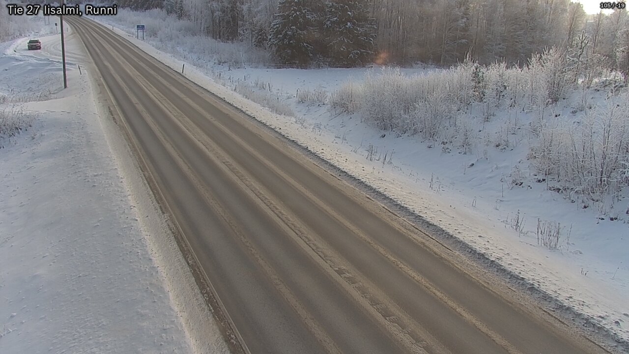 Weather Camera Image Road 27 Iisalmi, Runni, Iisalmi, Pohjois-Savo