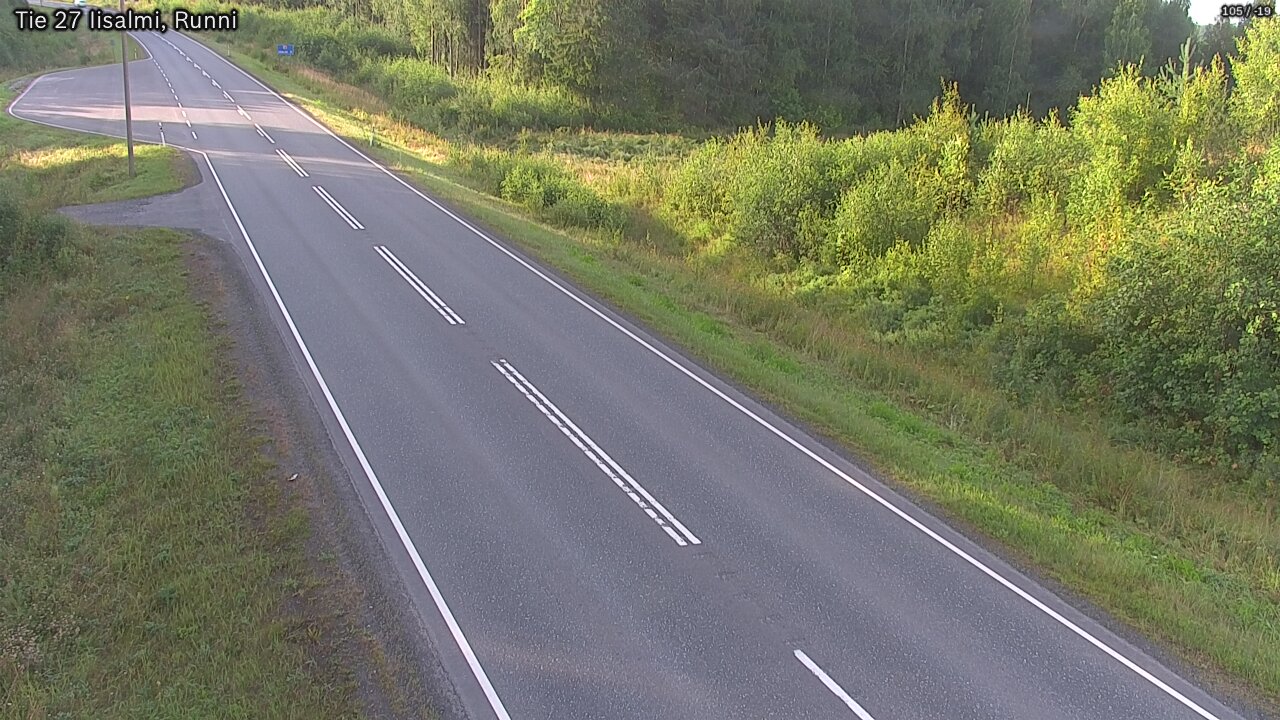 Weather Camera Image Road 27 Iisalmi, Runni, Iisalmi, Pohjois-Savo